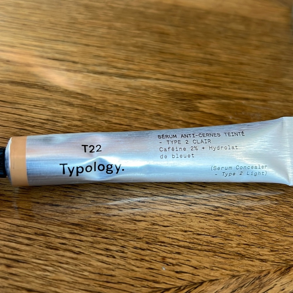 Typology serum tint concealer